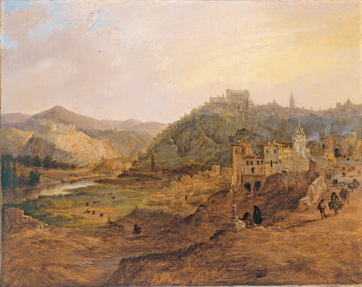 General View of Toledo from the Cross of the Canons by Genaro Pérez Villaamil
