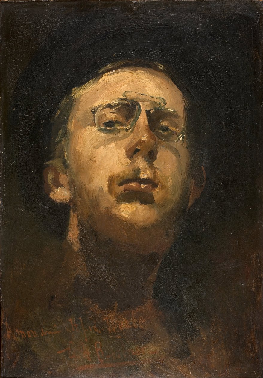 Self-Portrait with Pince-nez by Georg-Hendrik Breitner