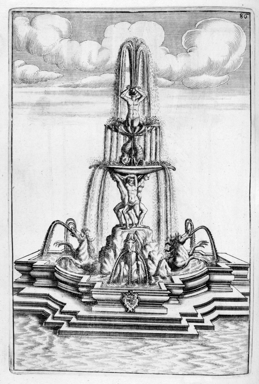 Fountain Design by Georg Andreas Bockler