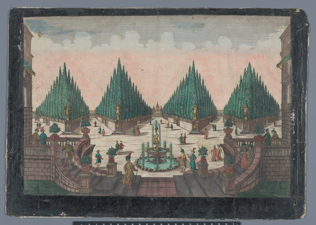 View of a Cypress Garden in Constantinople by Georg Balthasar Probst (possibly)