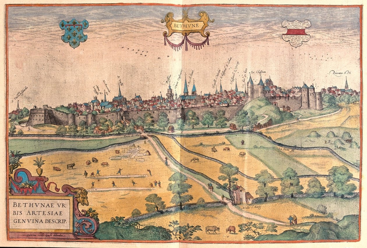 Bethune in Pas de Calais, France - in 
