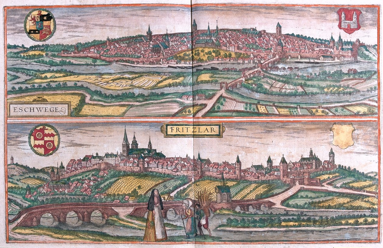 Eschwege and Fritzlar, Germany - in 