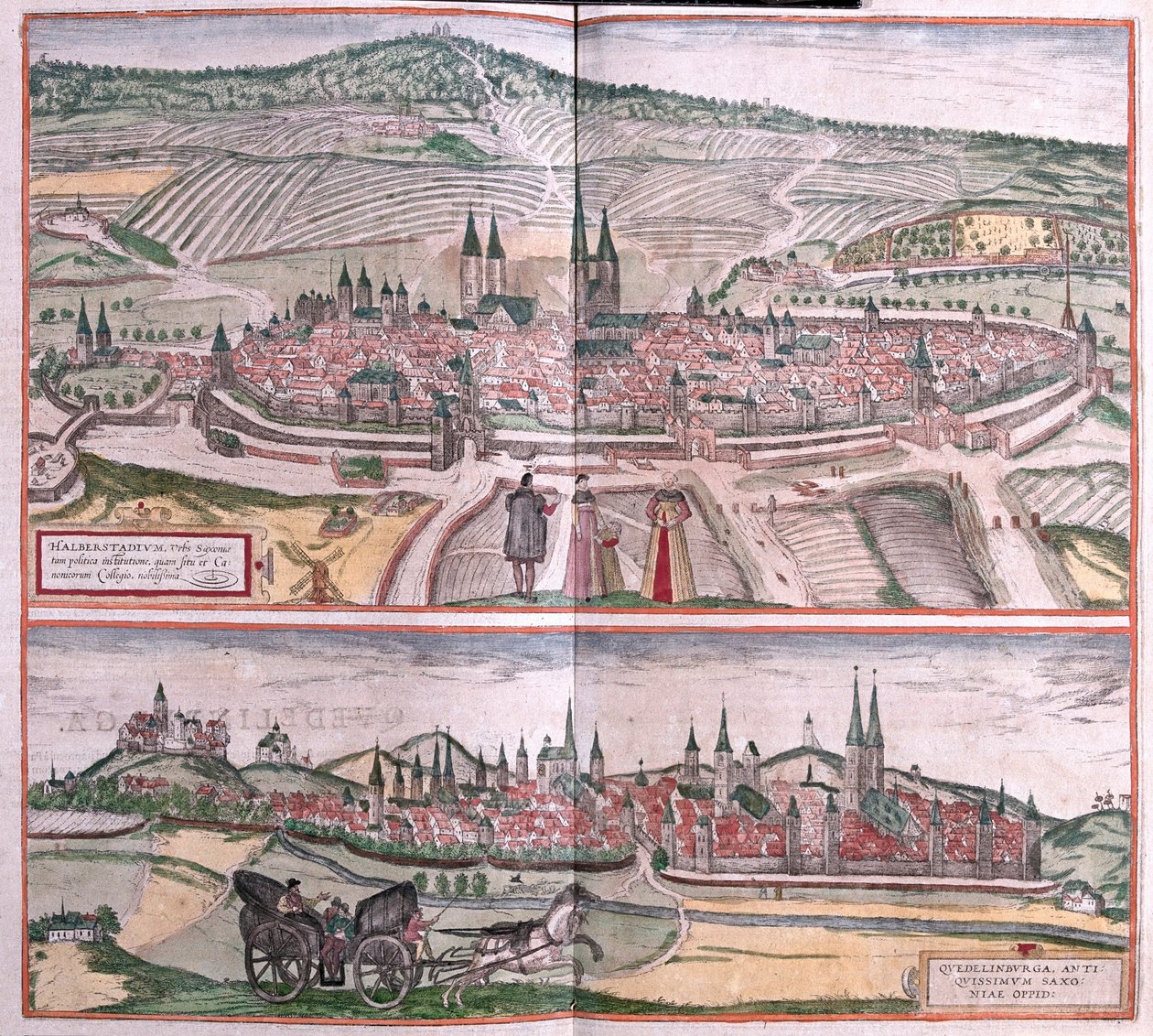 Halberstadt and Quedlinburg, Germany - in 