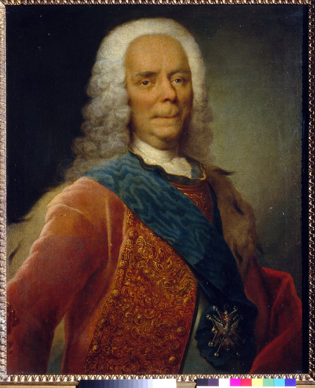 Portrait of Prince Vasili Vladimirovich Dolgorukov (1667-1746) (before 1746) by Georg Christoph Grooth