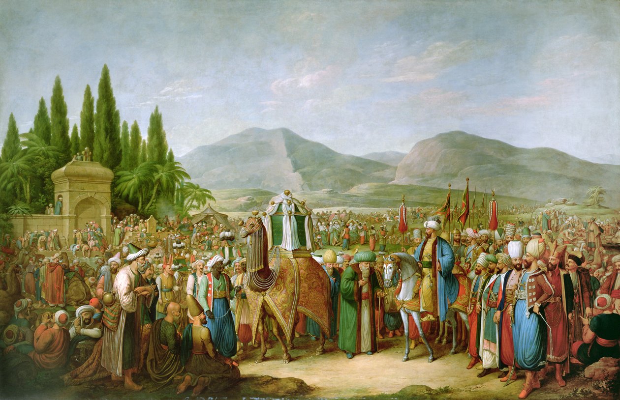 Emir Bechir Shihab II, Ruler of the Lebanon, Rendering Homage to Ibrahim Pasha, before St Jean d