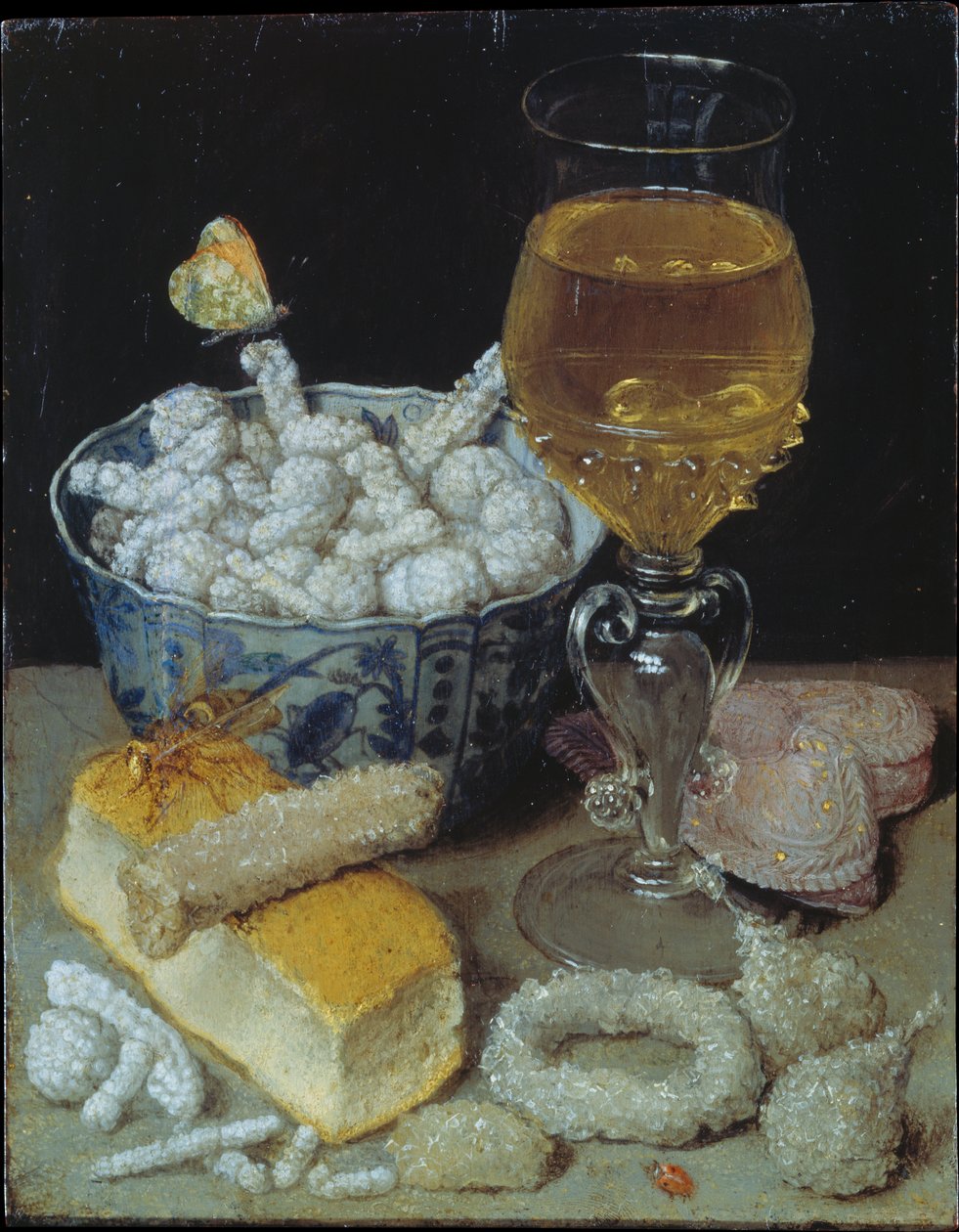 Still Life with Bread and Sweetmeats by Georg Flegel