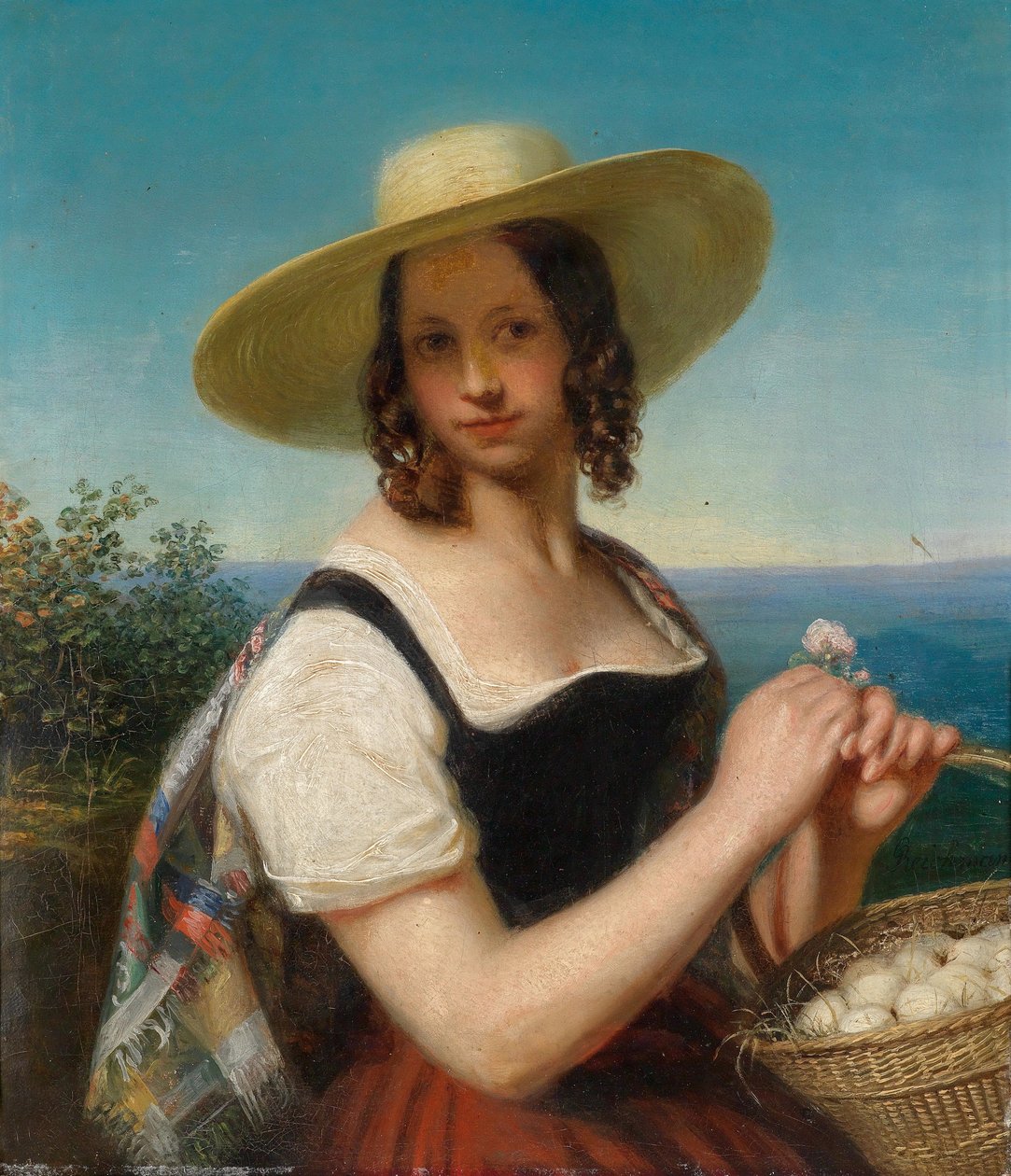 The Egg Girl by Georg Friedrich Reichmann