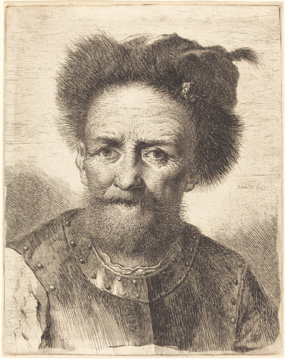 The Old Soldier by Georg Friedrich Schmidt