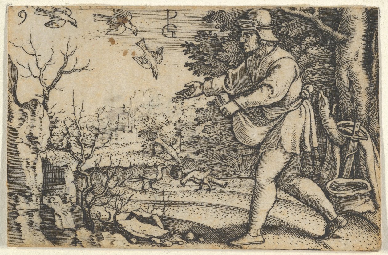 The Parable of the Sower, from The Story of Christ by Georg Pencz