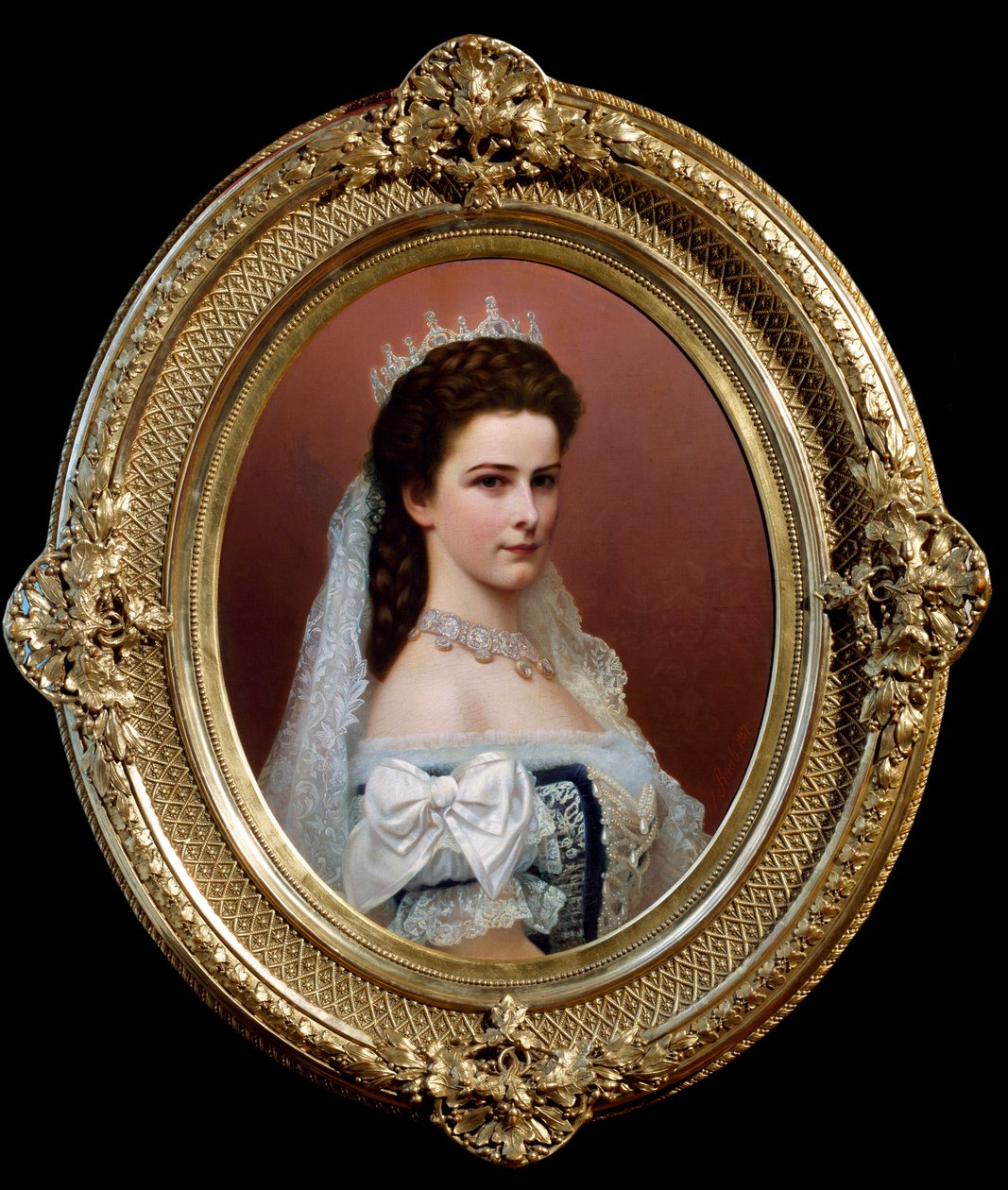 Bust of Elisabeth of Austria (nicknamed Sisi) by Georg Raab