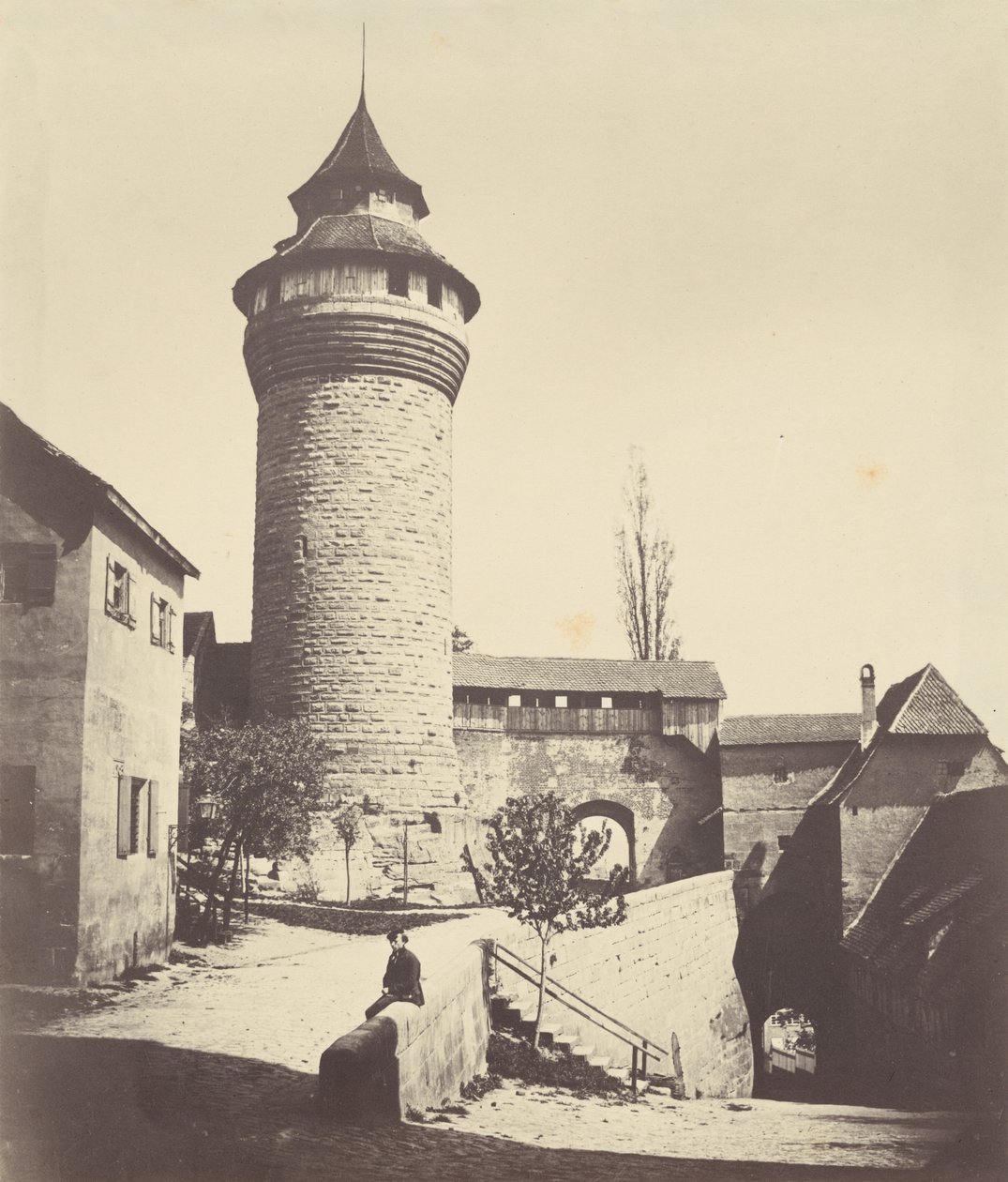 The Round Tower and Fortress in Nuremberg, c. 1852 by Georg Schmidt