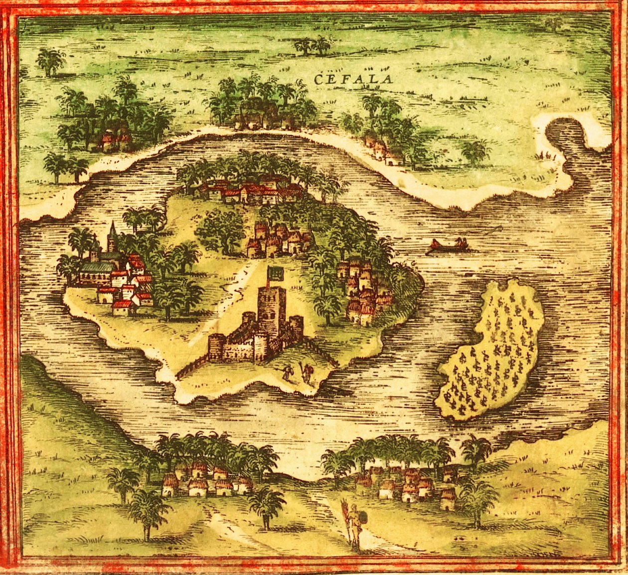 Sofala, Mozambique by Georg and Hogenberg Franz (1535 90) Braun
