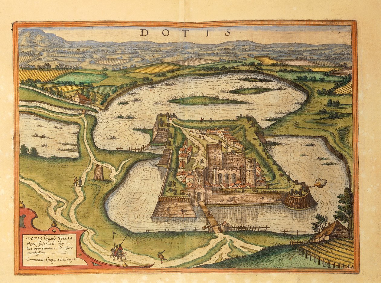 Tata, Dotis from Civitates Orbis Terrarum by Georg Braun by Georg Braun and Hogenberg Franz