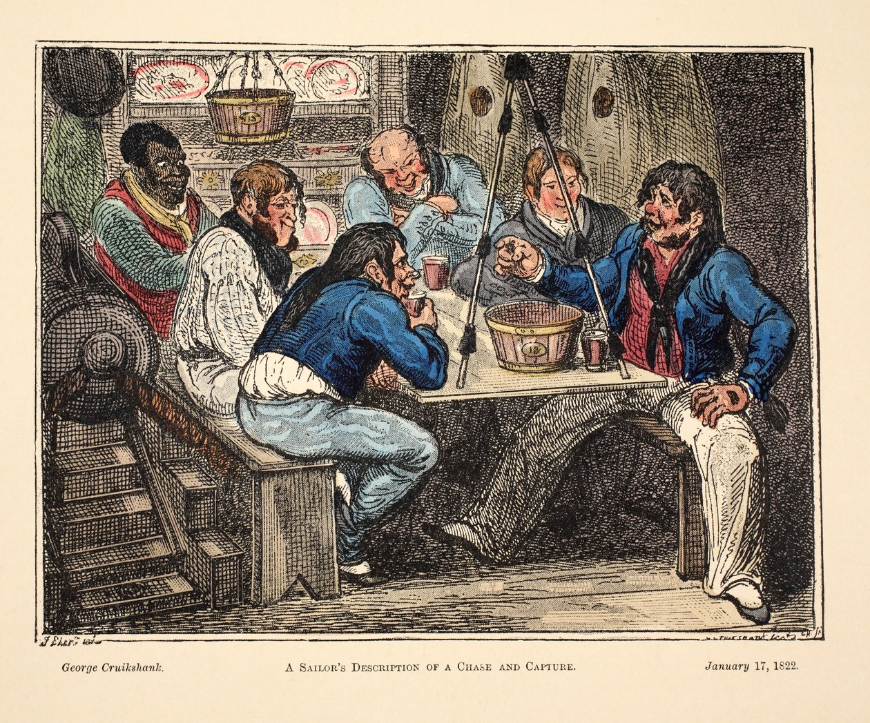 A Sailor's Description of a Chase and Capture, Published 1822
