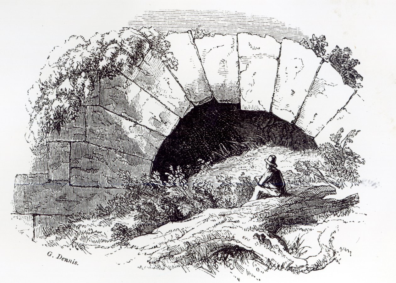 Ancient Cloaca on the Marta by George Dennis