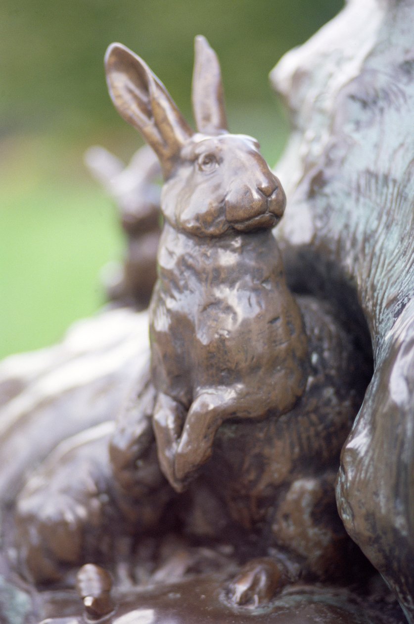 Rabbit (detail) by George James Frampton