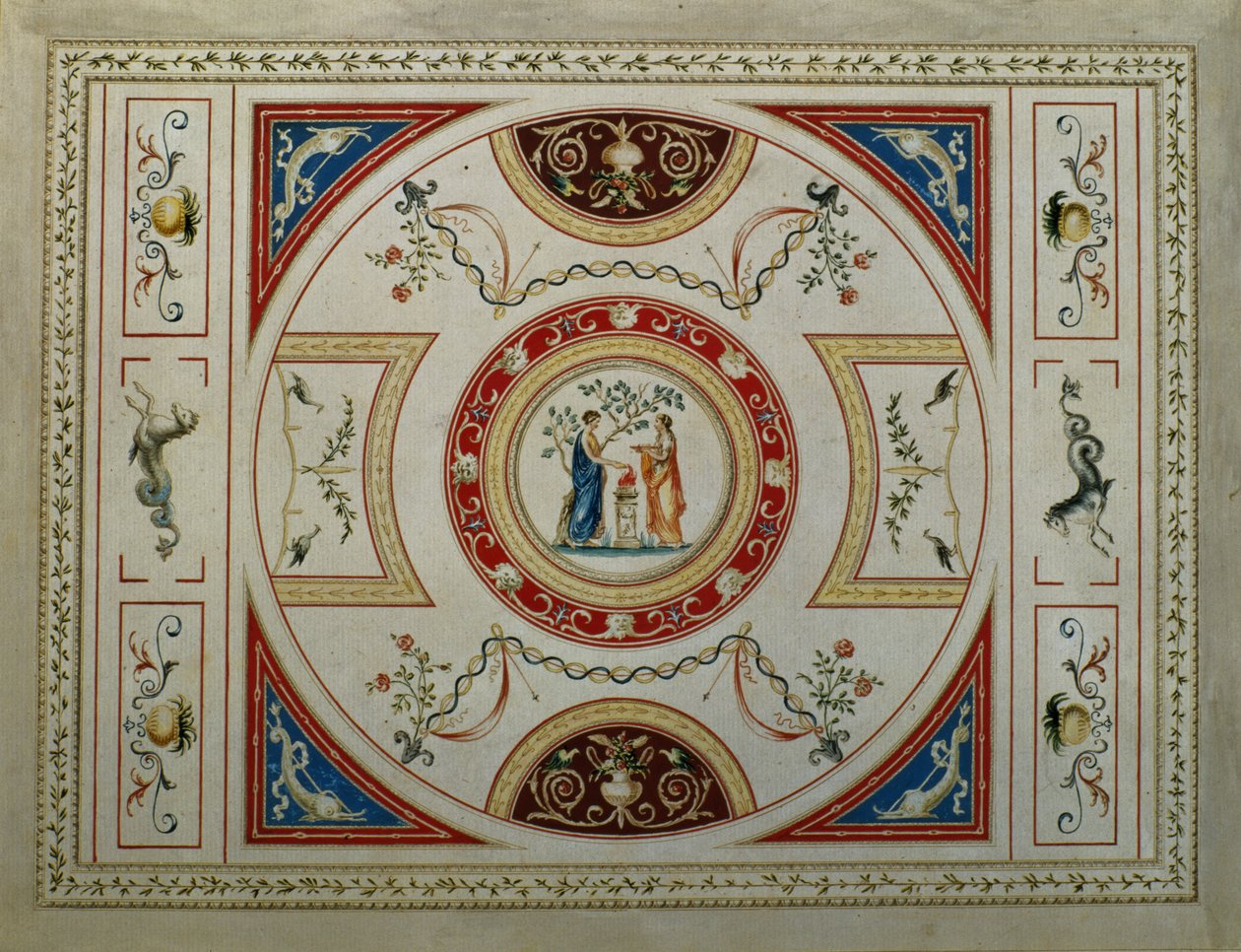Neo-Classical Design for a Title Page, 1776 by George Richardson
