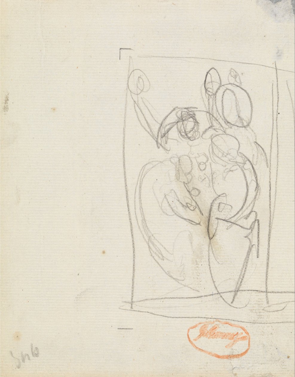 Figure Composition Study 9 by George Romney
