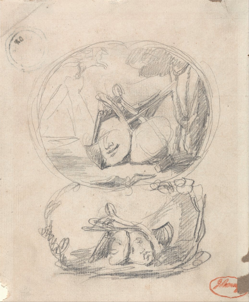 Richard Cumberland Frontispiece by George Romney