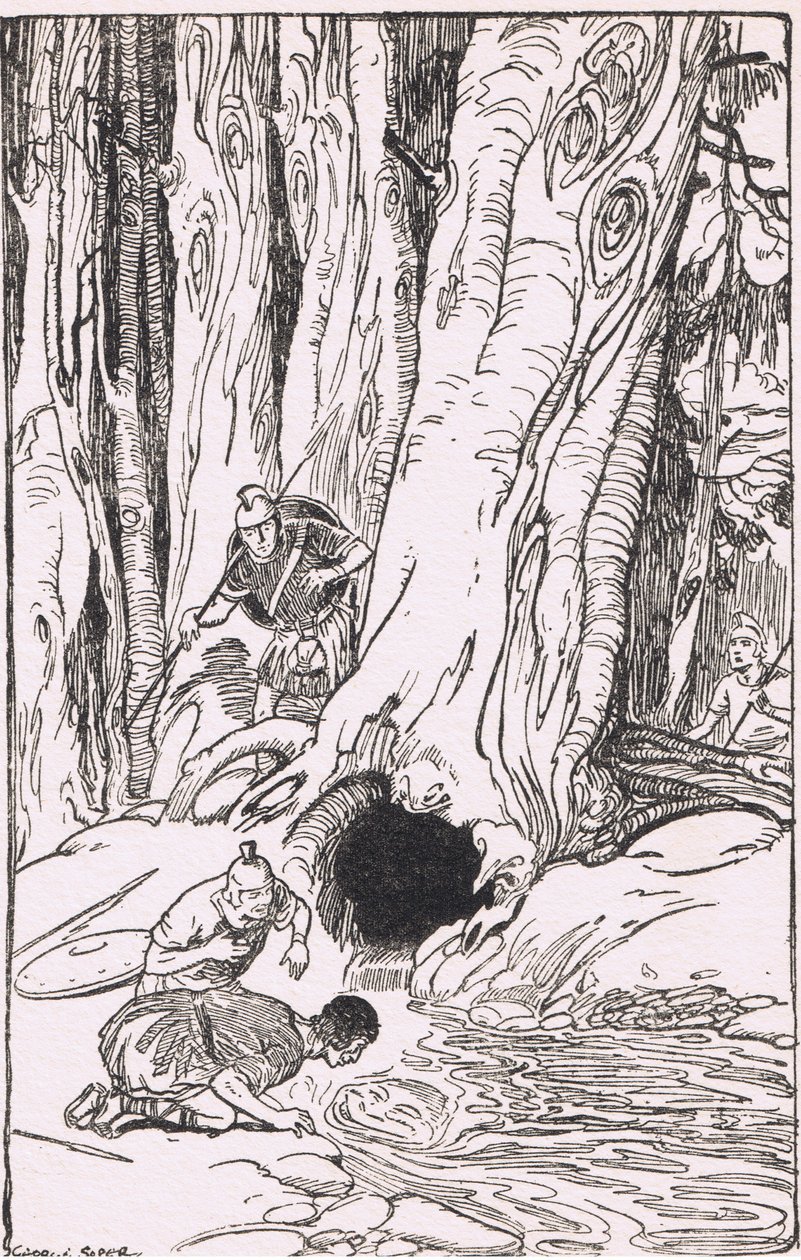 Circe's Palace: They beheld their own faces dimly reflected, but very ...