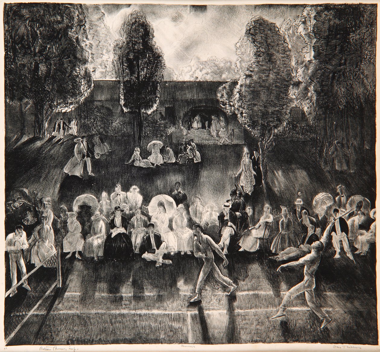 Tennis, 1920 by George Wesley Bellows