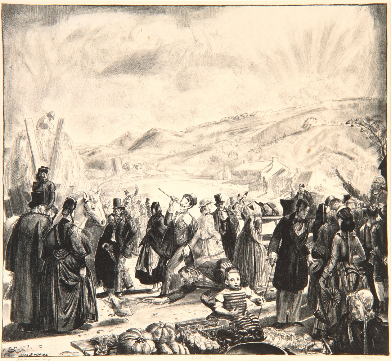The Irish Fair, 1923 by George Wesley Bellows