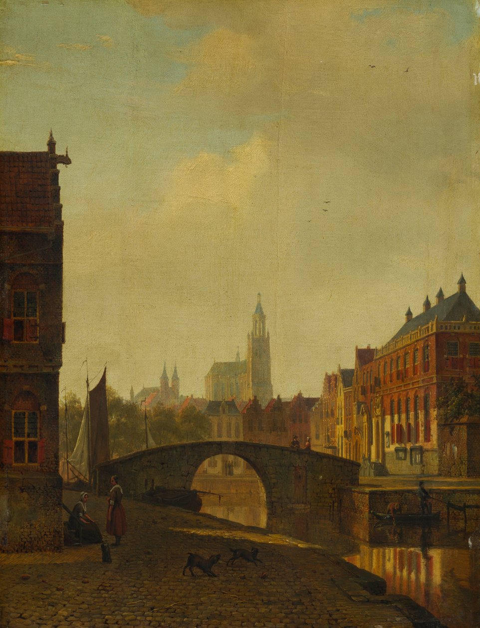 Imaginary View of Arnhem, Late 1830s by George Andries Roth