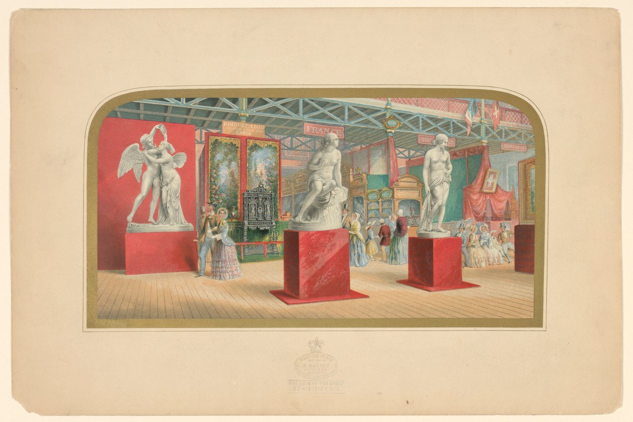 "Baxter" Print: Gems of the Great Exhibition of 1851, Gem No.1 by George Baxter