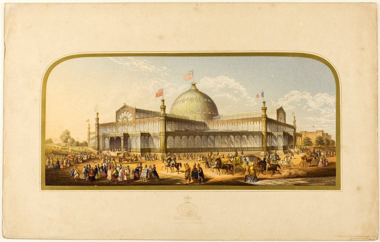 Crystal Palace, New York by George Baxter