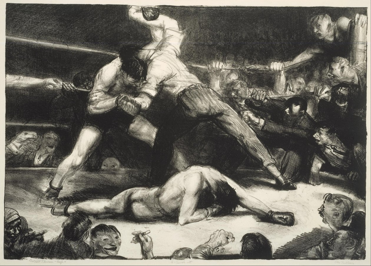A Knock-Out by George Bellows