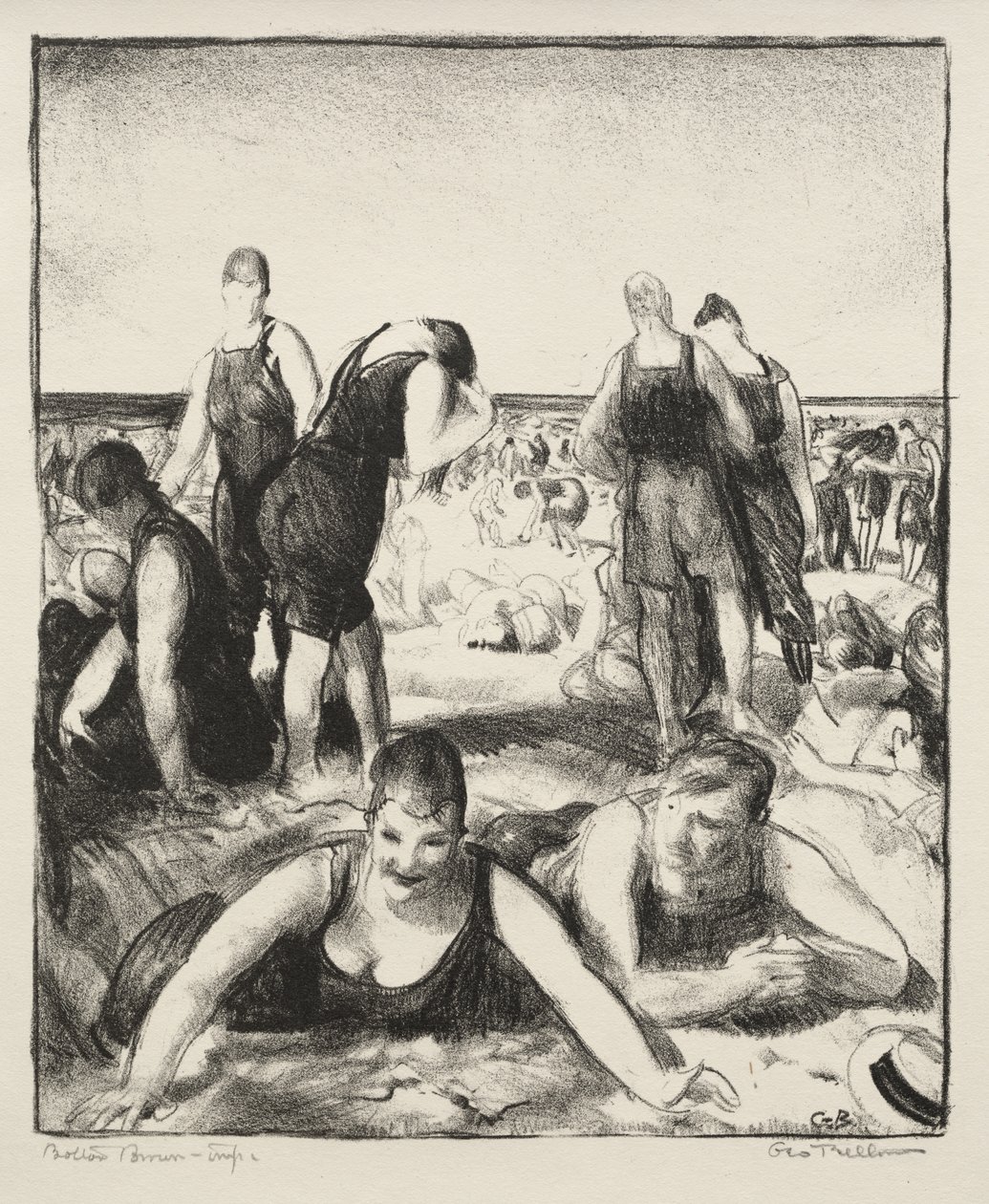 Bathing Beach by George Bellows