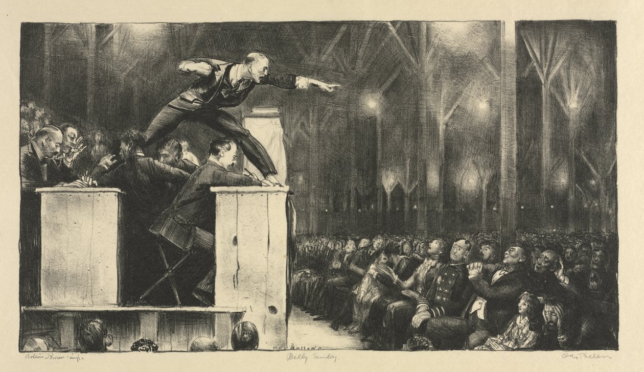 Billy Sunday by George Bellows
