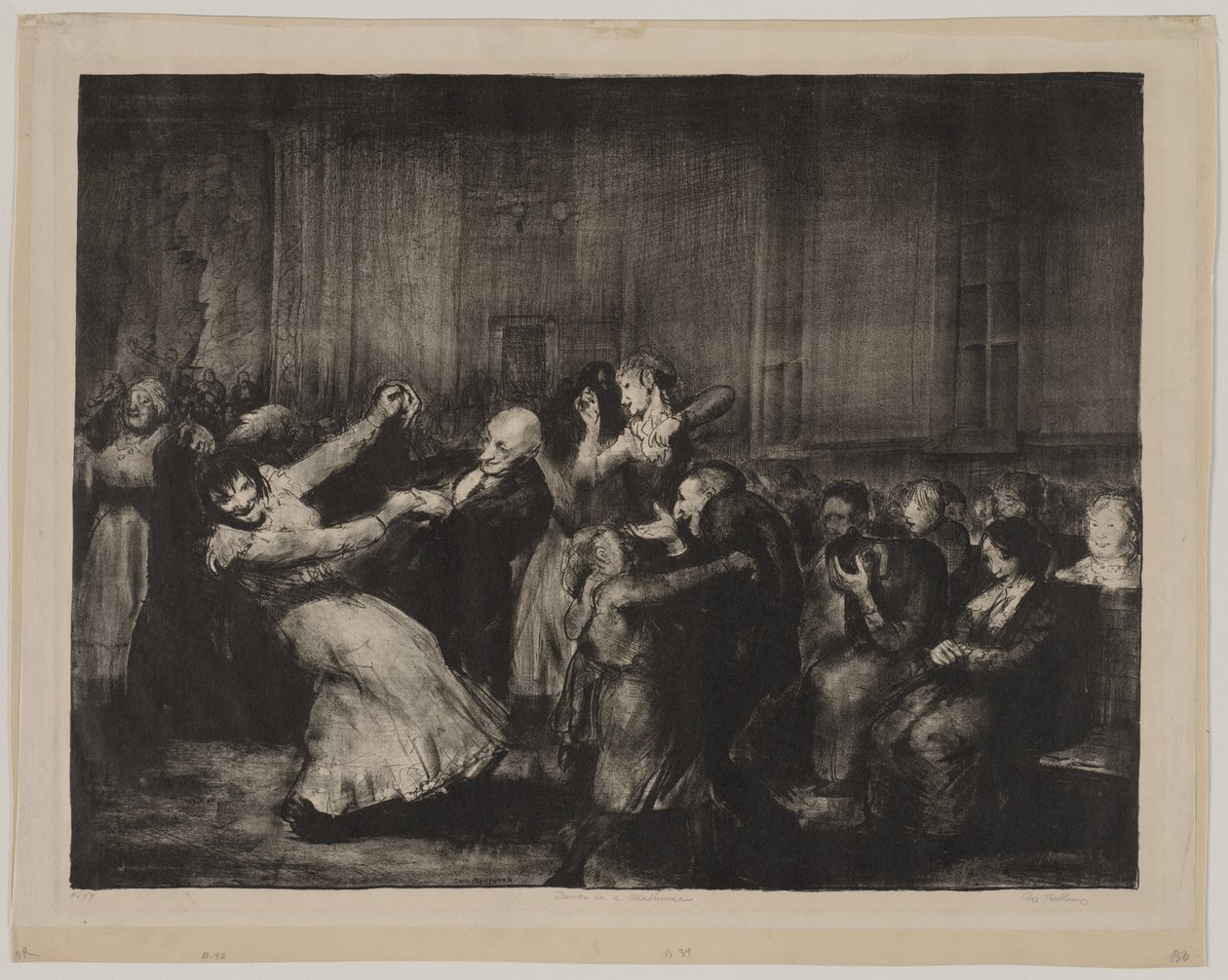 Dance in a Madhouse by George Bellows