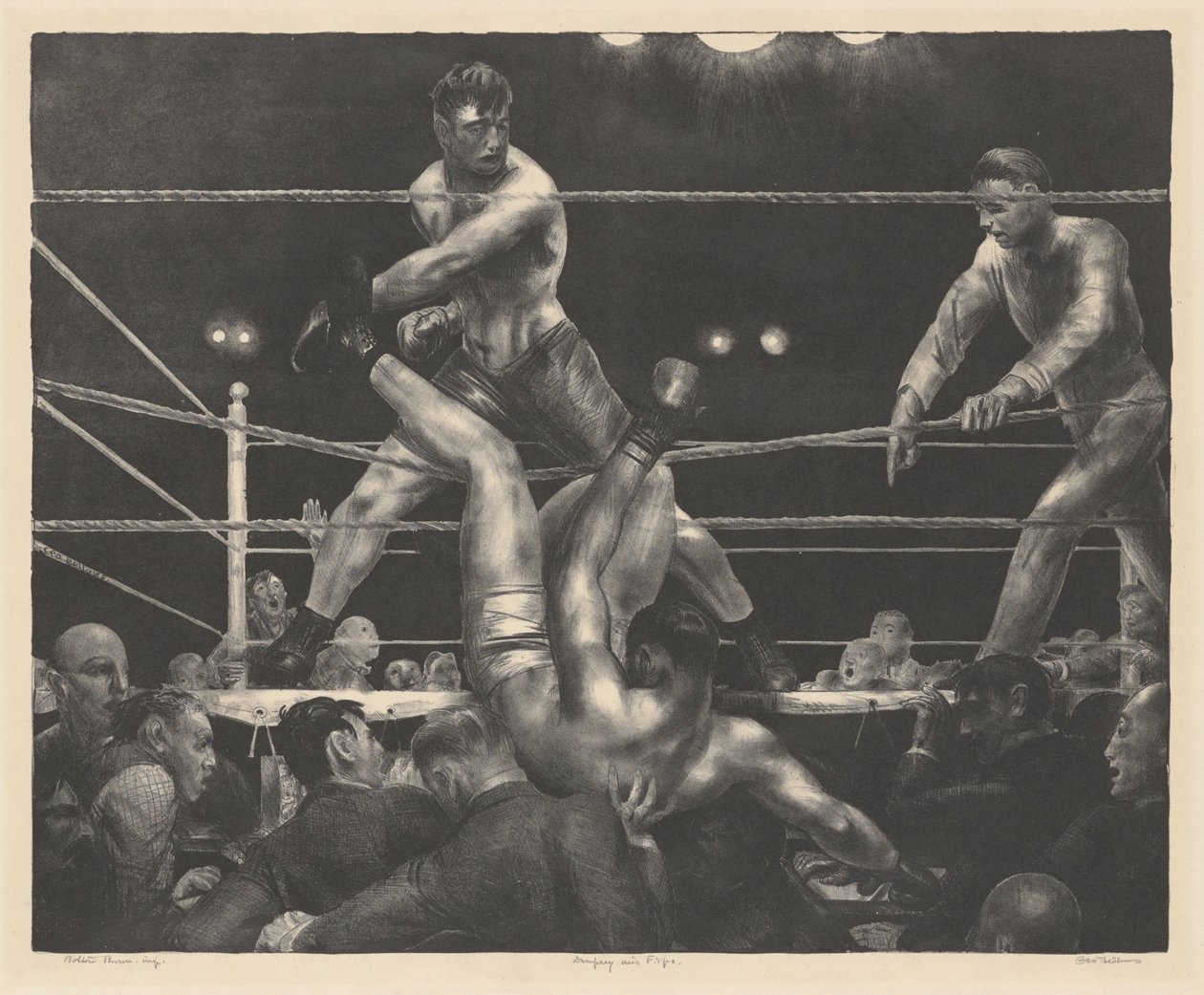 Dempsey and Firpo by George Bellows