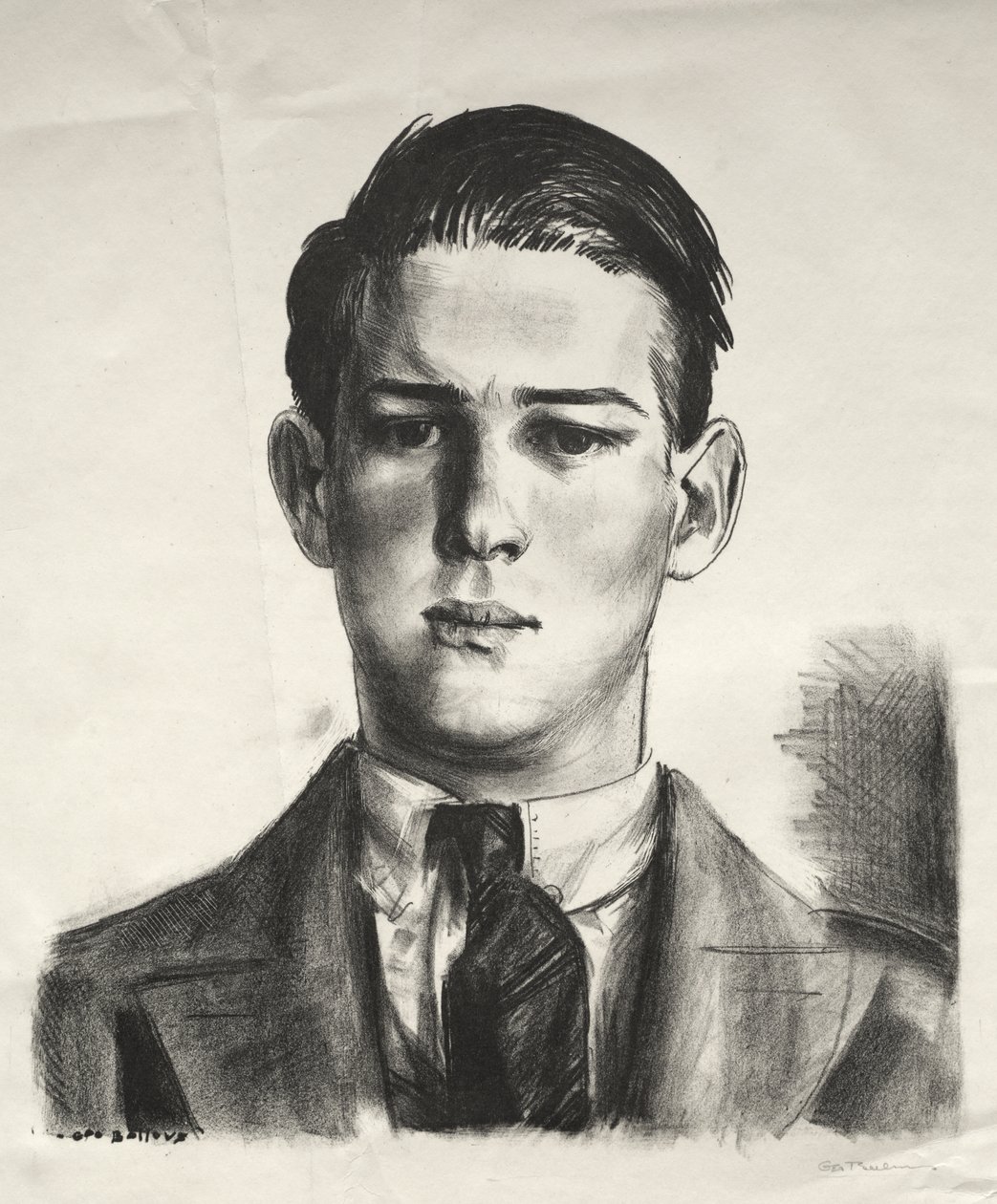 Head of Gregory by George Bellows