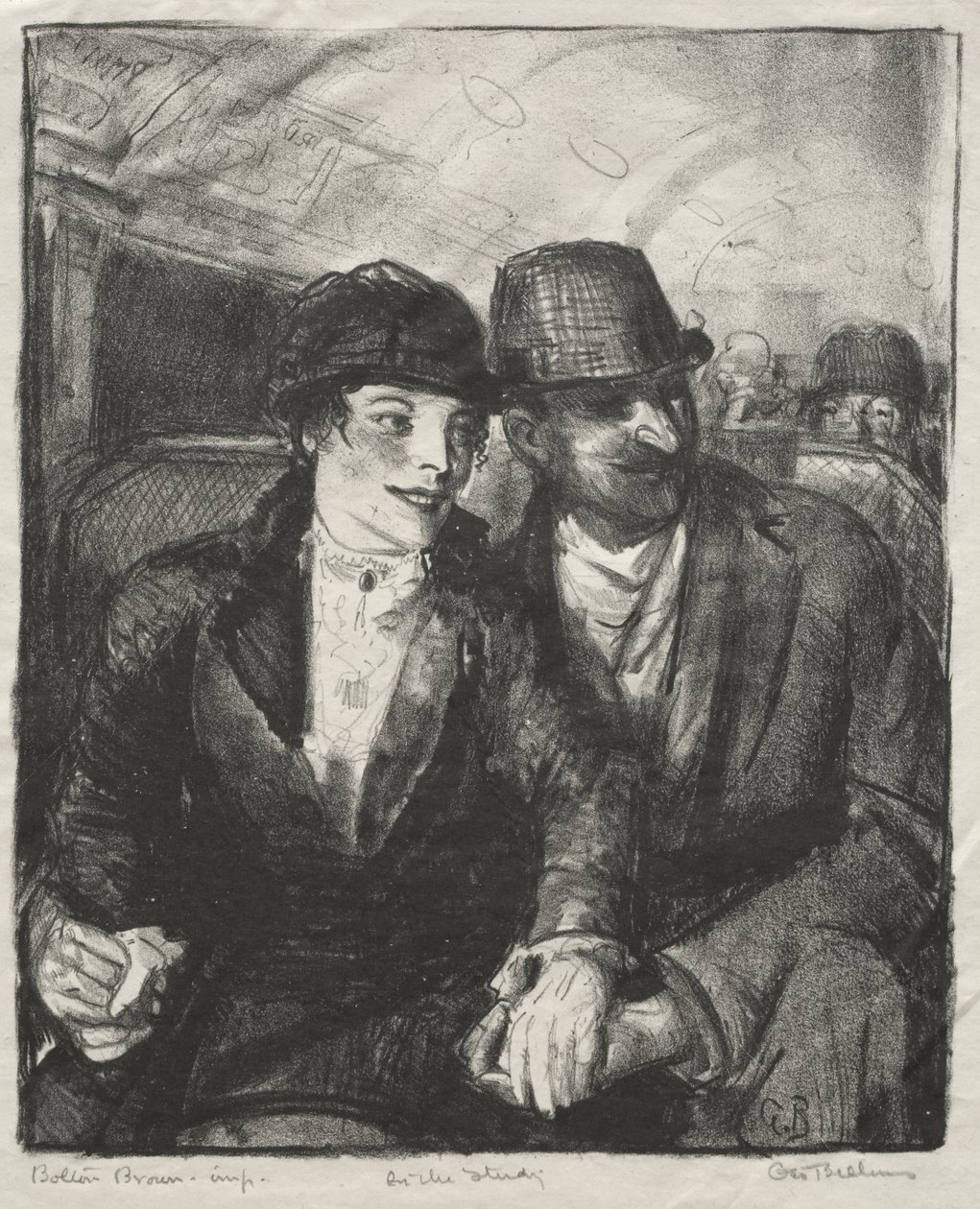 In the Subway by George Bellows
