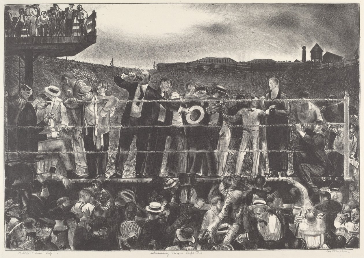 Introducing Georges Carpentier by George Bellows