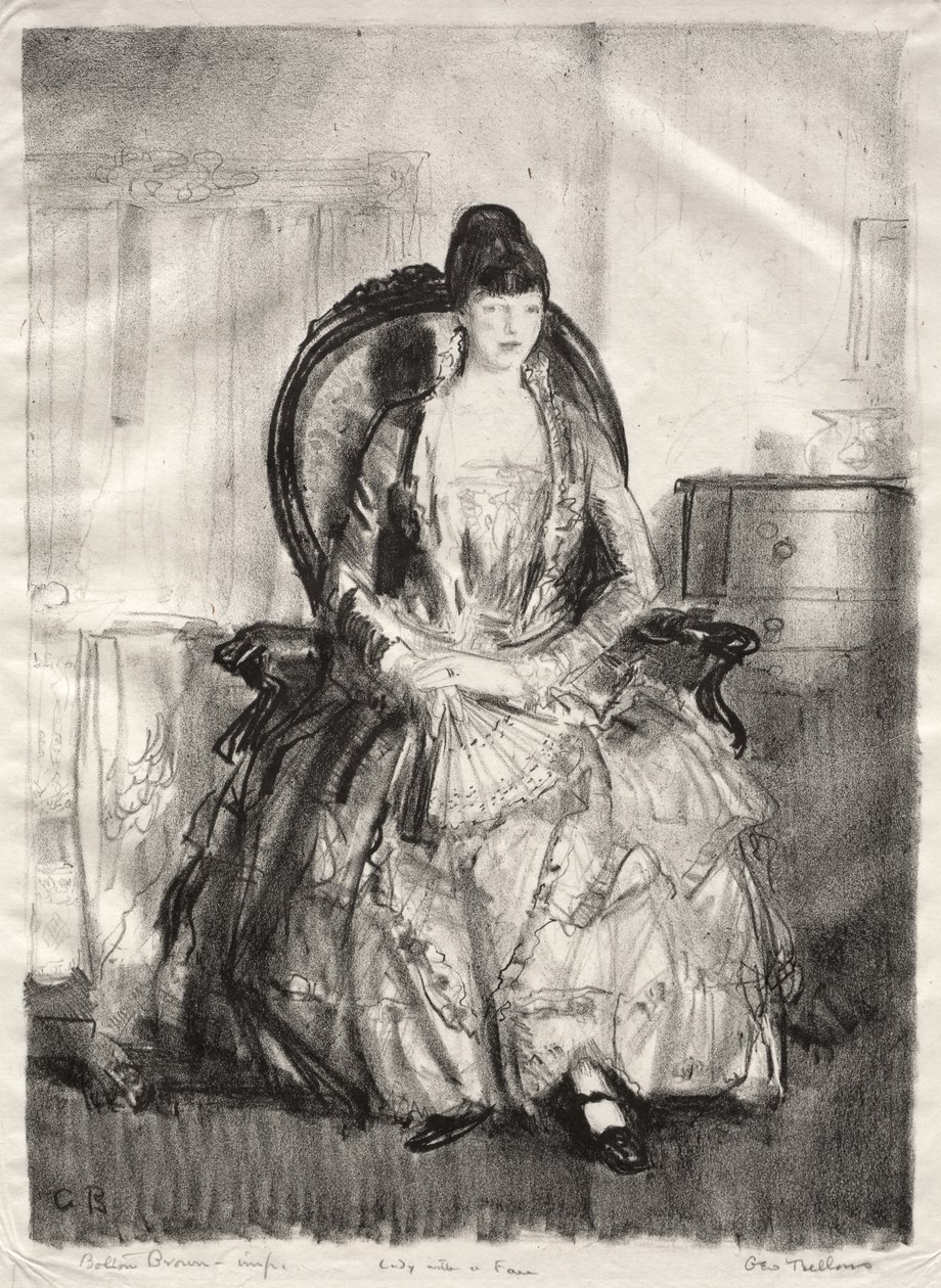 Lady with a Fan by George Bellows