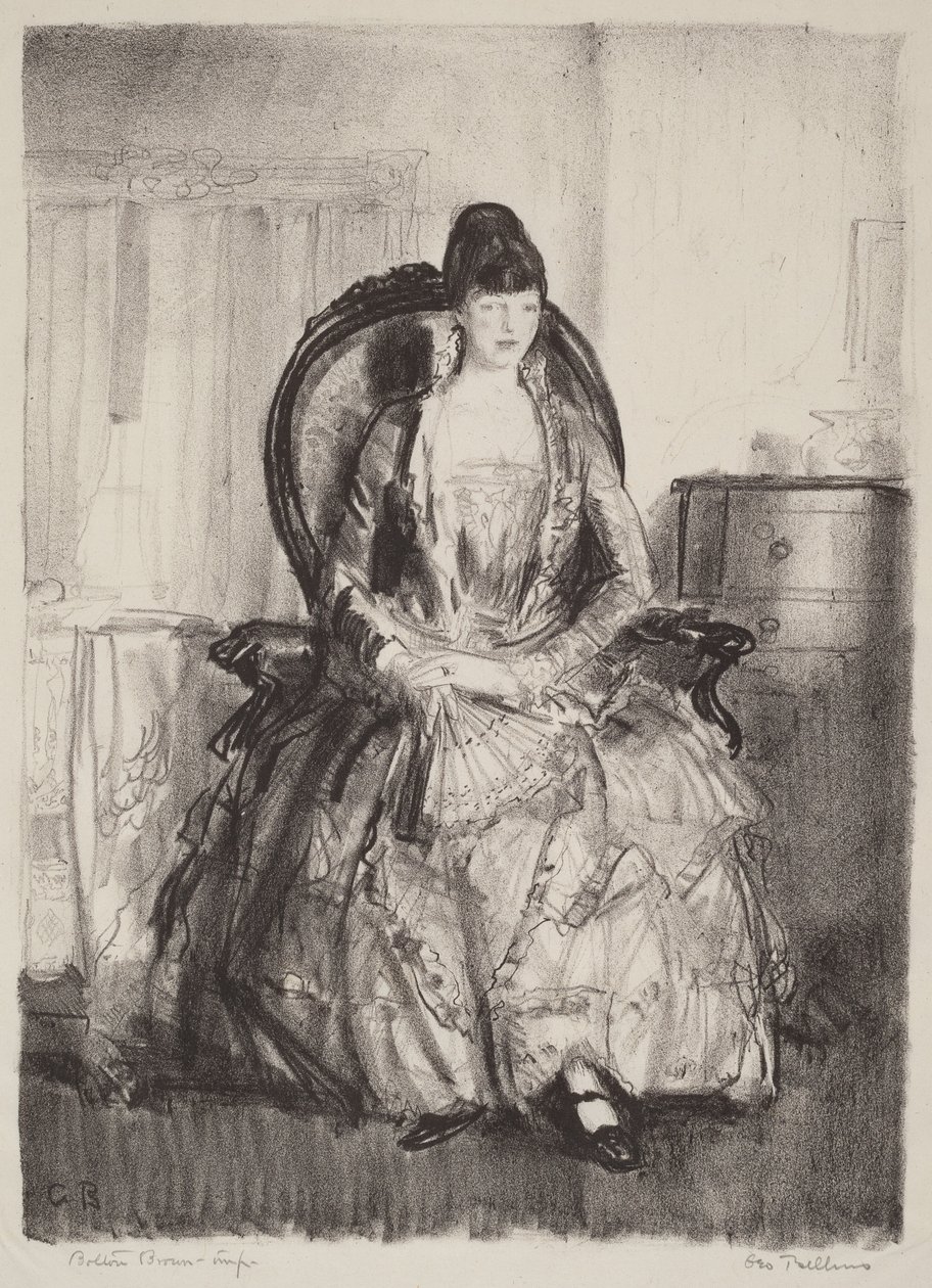 Lady with a Fan by George Bellows