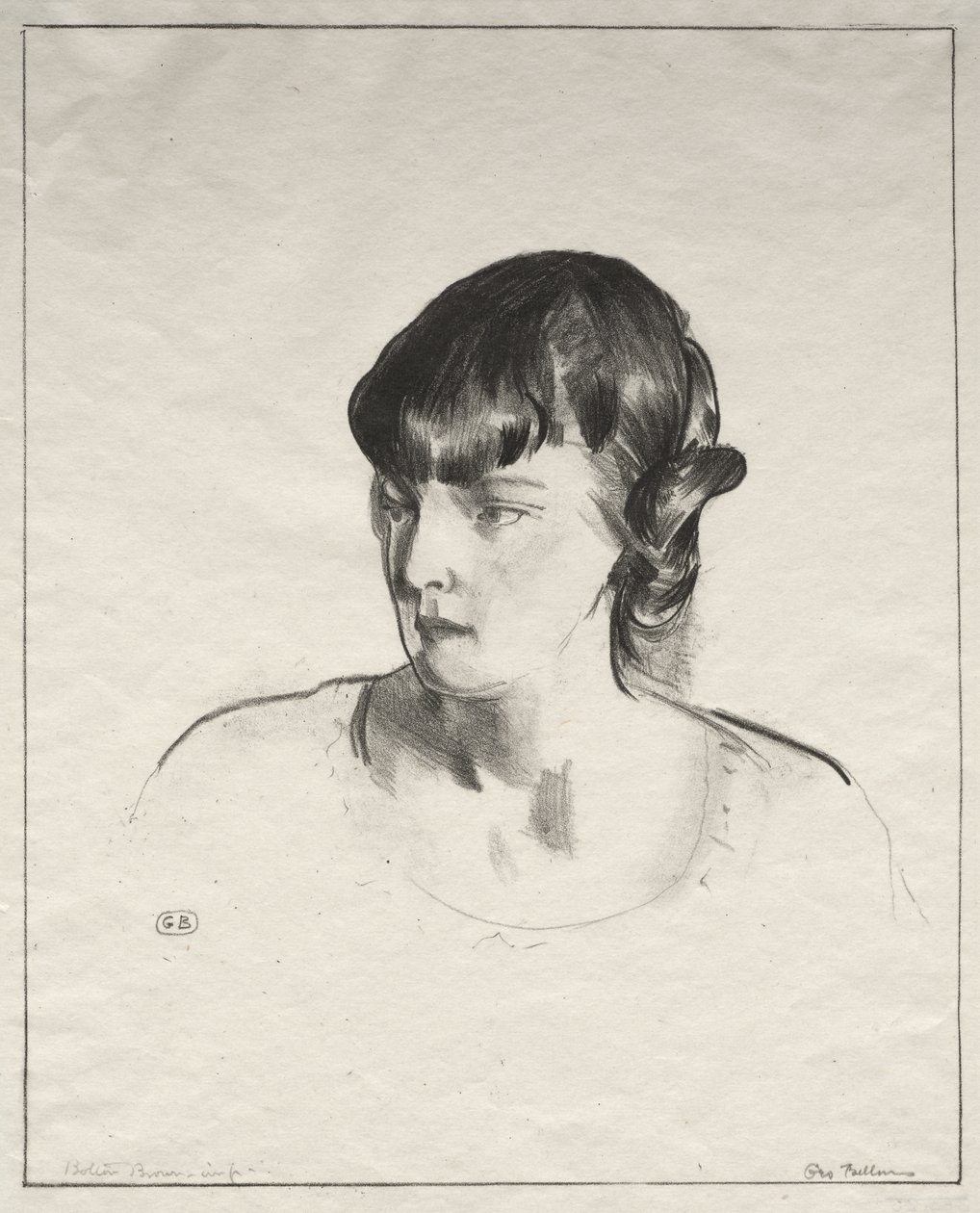 Miss Tate by George Bellows
