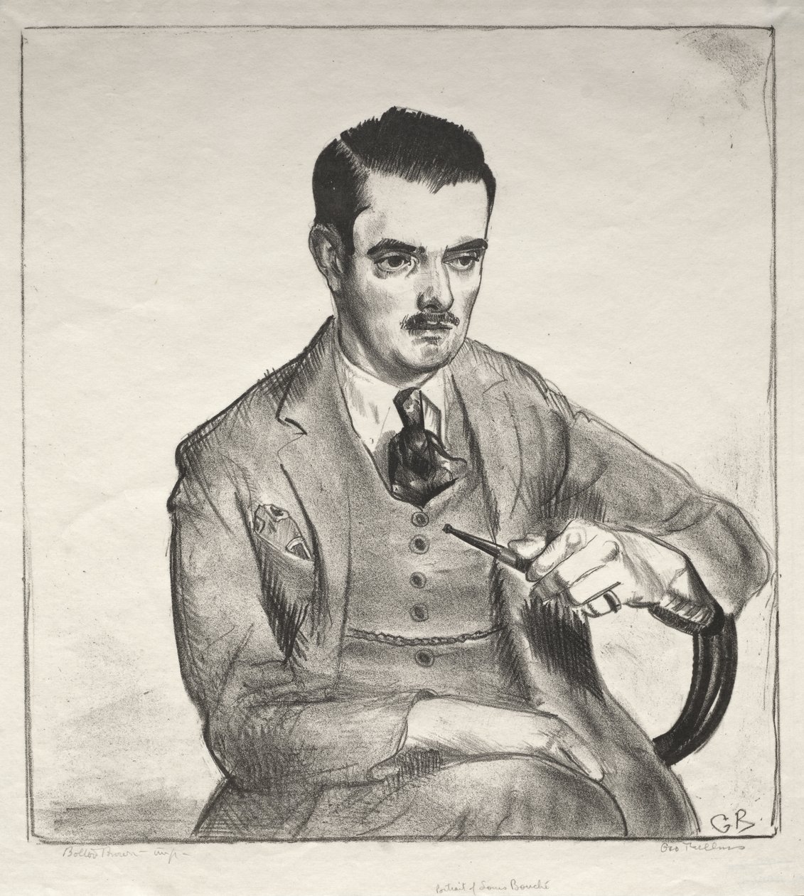 Portrait, Louis Bouché by George Bellows