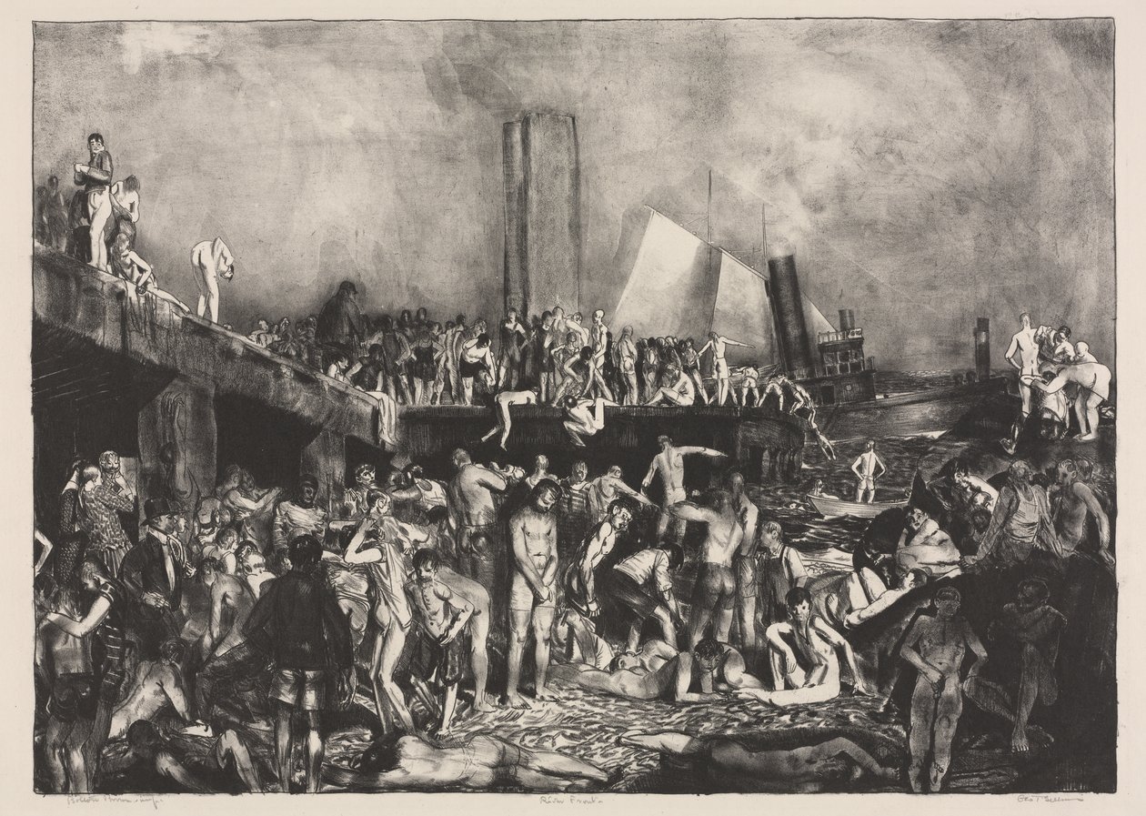 River-Front by George Bellows