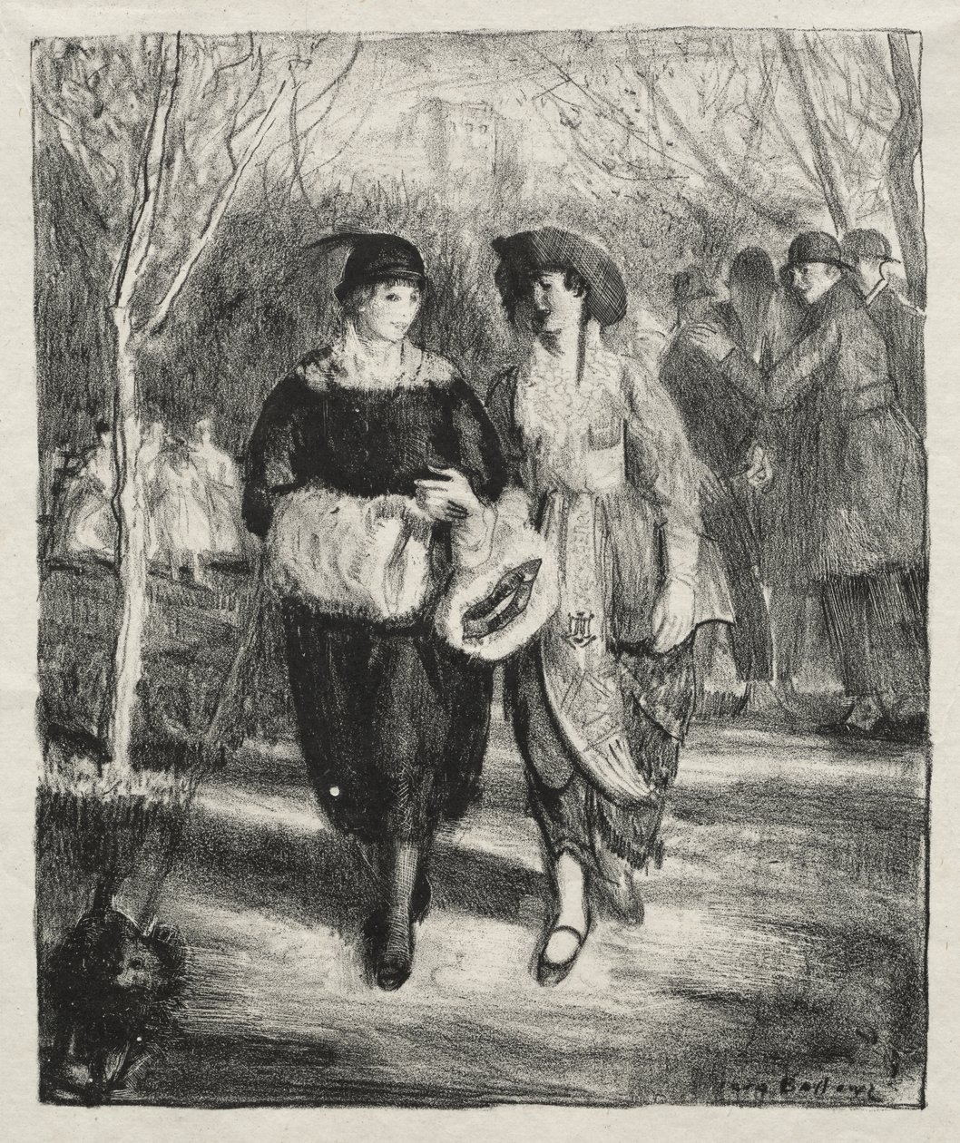 Spring, Central Park by George Bellows
