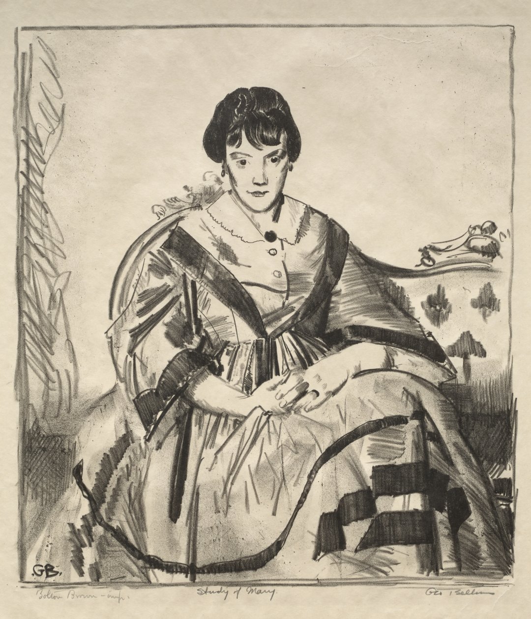 Study of Mary by George Bellows