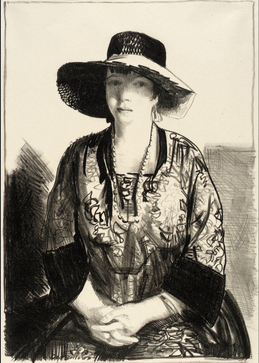 The Black Hat by George Bellows