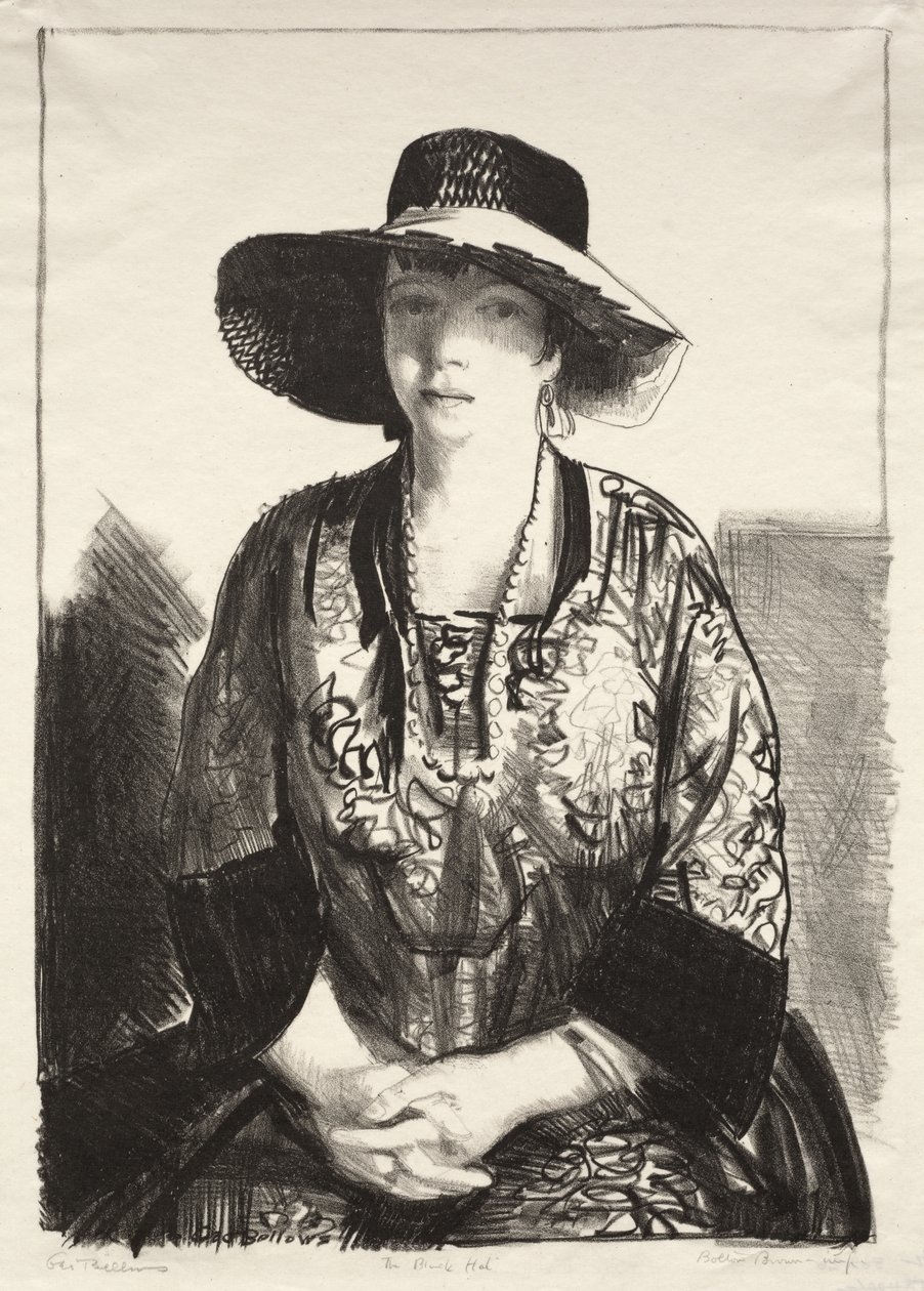 The Black Hat by George Bellows