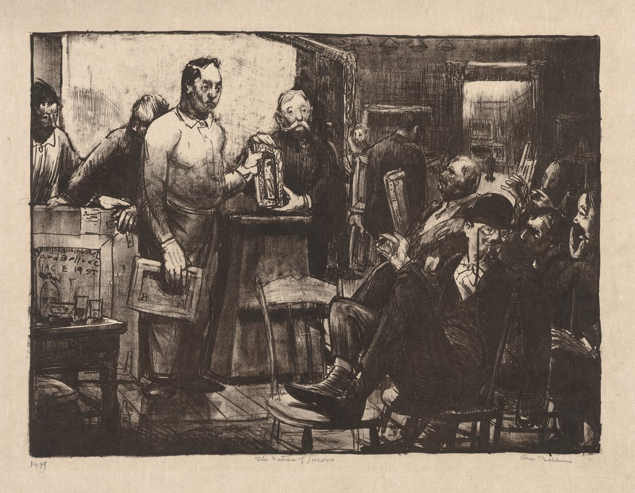 The Jury by George Bellows