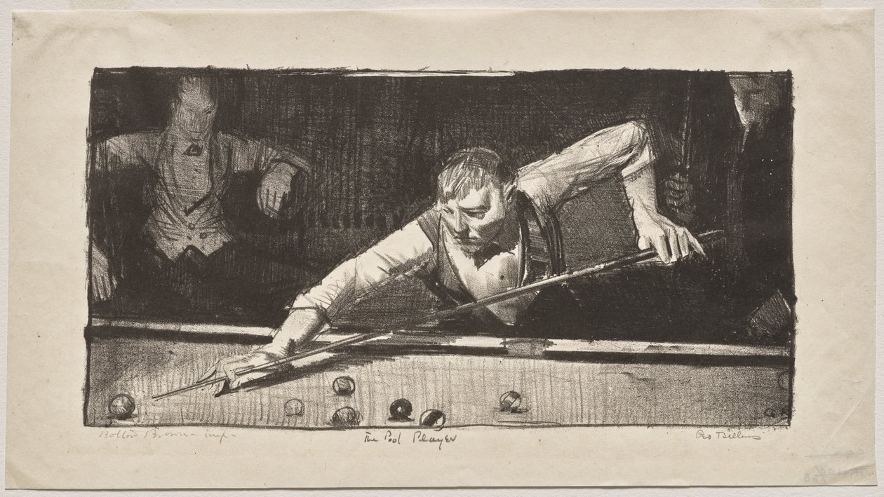 The Pool Player by George Bellows