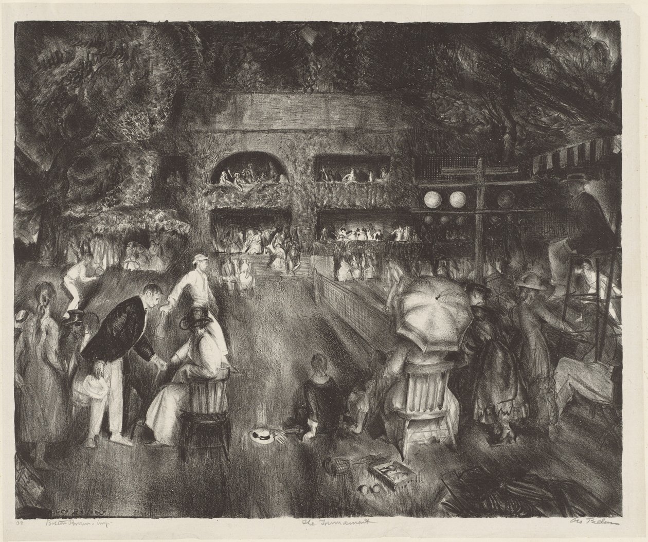 The Tournament by George Bellows