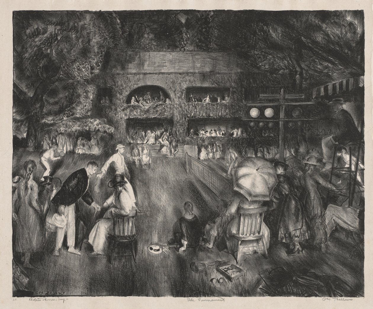 The Tournament by George Bellows